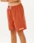 Short de bain boardshort volley enfant streamline offset Argile cuite+Mousse 2 - vertbaudet enfant 