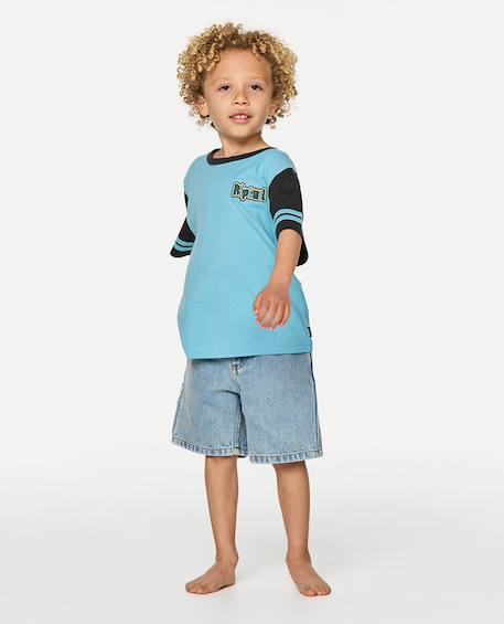 T-shirt garçon paddle out logo Bone+Wave pool 7 - vertbaudet enfant 