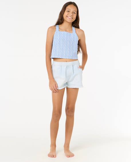 Débardeur dos croisé blissy fille Dark blue 4 - vertbaudet enfant 