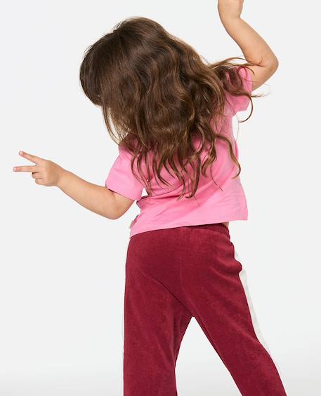 T-shirt fille surf vista Bone+Bright pink 6 - vertbaudet enfant 