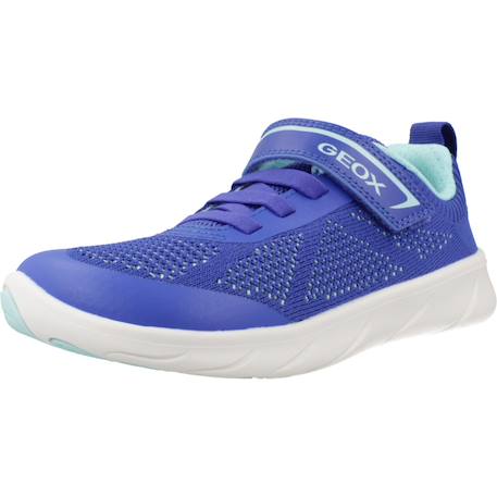 Baskets garçon souples à scratch j foot run Bleu+Vert 4 - vertbaudet enfant 