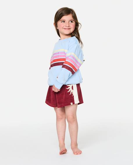 Sweat col rond surf revival enfant Sky blue 3 - vertbaudet enfant 