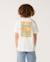 T-shirt garçon surf shack art Bone+Washed black+Wave pool 4 - vertbaudet enfant 