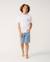 T-shirt garçon staple Blanc+Light navy+Wave pool 4 - vertbaudet enfant 