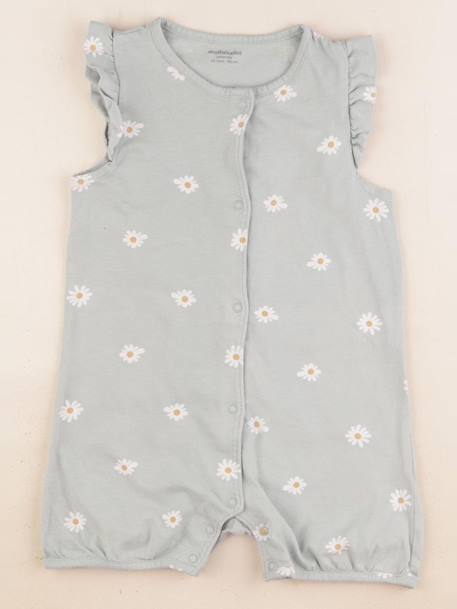 Pyjama coton - 24 mois Vert 1 - vertbaudet enfant 