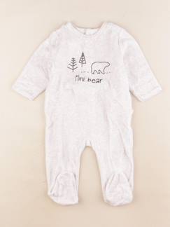 Pyjama velours - 6 mois  - vertbaudet enfant