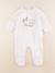 Pyjama velours - 6 mois Blanc 1 - vertbaudet enfant 