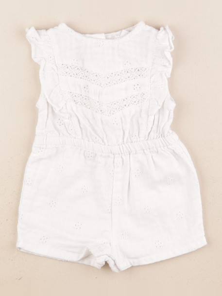 Combinaison - 3 mois Blanc 1 - vertbaudet enfant 