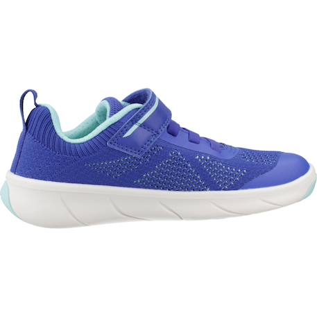 Baskets garçon souples à scratch j foot run Bleu+Vert 1 - vertbaudet enfant 