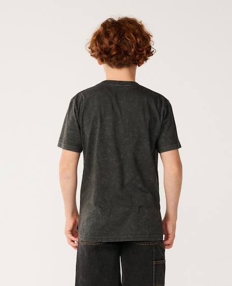 T-shirt garçon surf shack wash Washed black 3 - vertbaudet enfant 