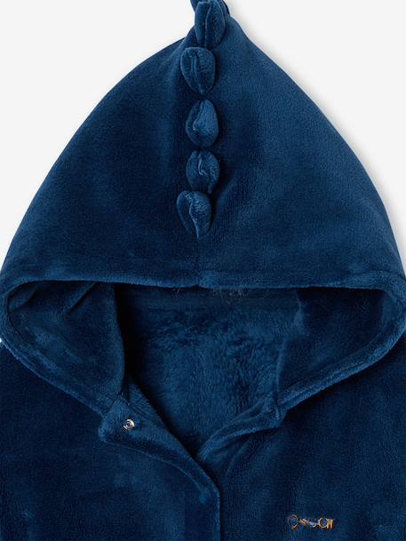 Robe de chambre garçon à capuche bleu océan 4 - vertbaudet enfant 