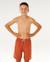 Short de bain boardshort volley enfant streamline offset Argile cuite+Mousse 6 - vertbaudet enfant 