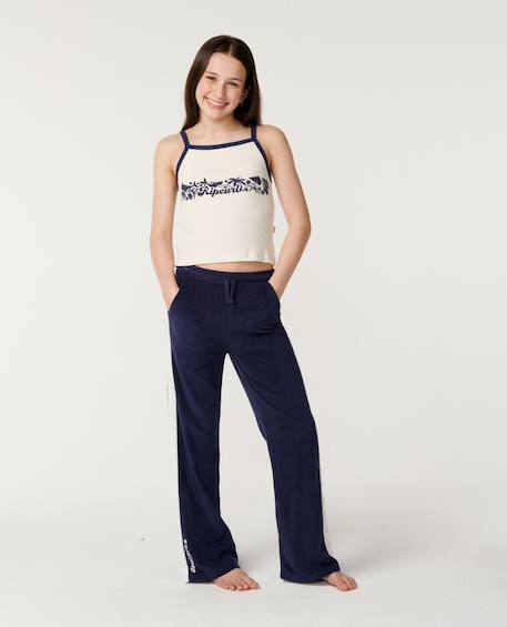 Pantalon fille costa del sol terry Navy 4 - vertbaudet enfant 