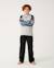 T-shirt garçon à manches longues archive panel Grey marle 4 - vertbaudet enfant 