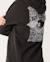 Sweat à capuche garçon surf shack art Washed black+Wave pool 5 - vertbaudet enfant 