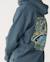 Sweat à capuche garçon air shred Pine night+Vintage white 5 - vertbaudet enfant 