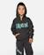 Sweat à capuche zippé garçon paddle out Washed black 1 - vertbaudet enfant 