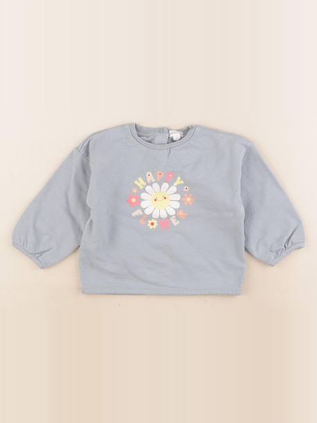 Sweat - 12 mois Bleu 1 - vertbaudet enfant 