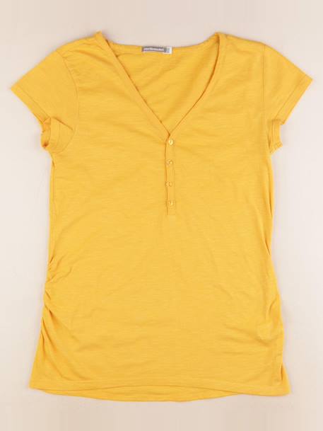 Tee-shirt grossesse - 34 à 36 Jaune 1 - vertbaudet enfant 