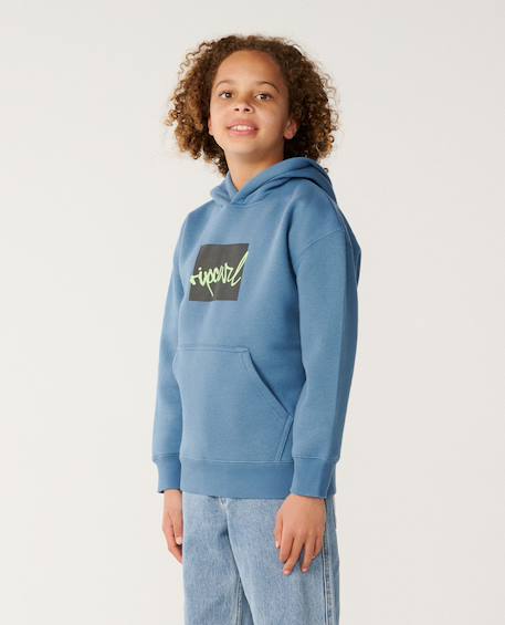 Sweat à capuche garçon rip script icon Bluefin 4 - vertbaudet enfant 