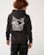 Sweat à capuche garçon surf shack art Washed black+Wave pool 6 - vertbaudet enfant 