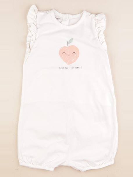 Pyjama coton - 3 ans Blanc 1 - vertbaudet enfant 