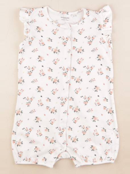 Combinaison - 36 mois Blanc, rose 1 - vertbaudet enfant 