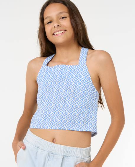 Débardeur dos croisé blissy fille Dark blue 6 - vertbaudet enfant 