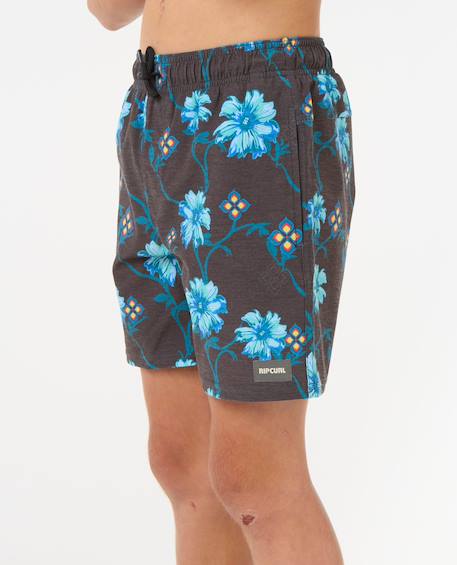 Short de bain volley surf revival floral garçon Black 5 - vertbaudet enfant 