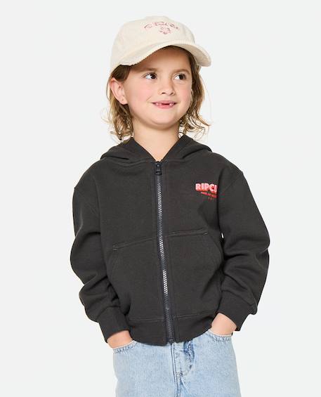 Fille-Sweat zippé à capuche fille road trip