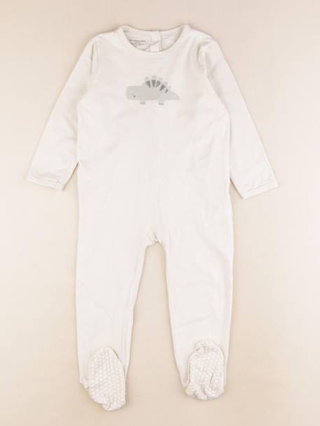 Pyjama coton - 36 mois Beige 1 - vertbaudet enfant 