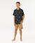 Chemise eternal shred manches courtes garçon Denim délavé+Noir délavé 10 - vertbaudet enfant 
