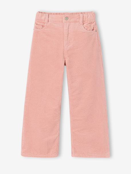 Fille-Pantalon-Pantalon large fille velours