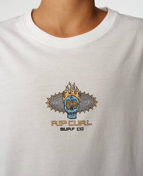 T-shirt garçon new cosmic skull Orange+Os 11 - vertbaudet enfant 
