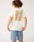 T-shirt garçon surf shack art Bone+Washed black+Wave pool 1 - vertbaudet enfant 