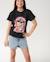 T-shirt enfant costa del sol band Bone+Washed black 11 - vertbaudet enfant 