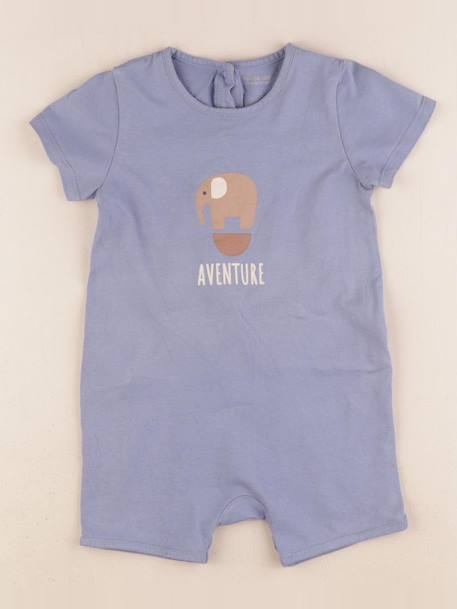Pyjama coton - 18 mois Bleu 1 - vertbaudet enfant 
