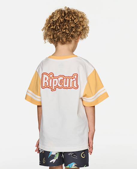 T-shirt garçon paddle out logo Bone+Wave pool 2 - vertbaudet enfant 