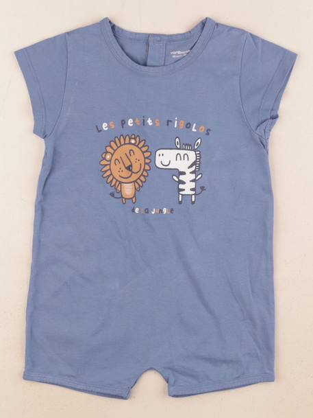 Pyjama coton - 36 mois Bleu 1 - vertbaudet enfant 
