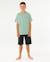 T-shirt garçon streamline lineup Aloe+Bleu marine foncé 5 - vertbaudet enfant 