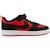 Baskets garçon court borough low recraft Blanc+Noir+Rouge+Rouge 600 13 - vertbaudet enfant 