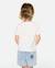 T-shirt fille surf vista Bone+Bright pink 2 - vertbaudet enfant 