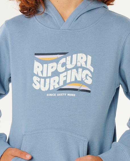 Sweat à capuche garçon streamline Denim délavé 4 - vertbaudet enfant 