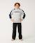 Sweat à capuche garçon archive panel Grey marle 3 - vertbaudet enfant 