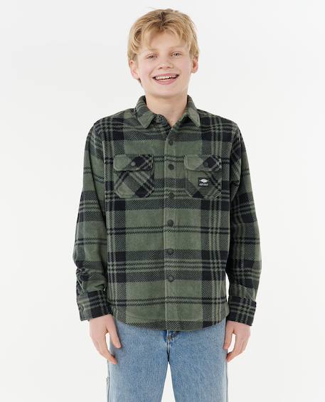 Chemise polaire fun times garçon Deep cactus 4 - vertbaudet enfant 