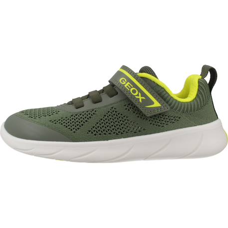 Baskets garçon souples à scratch j foot run Bleu+Vert 8 - vertbaudet enfant 