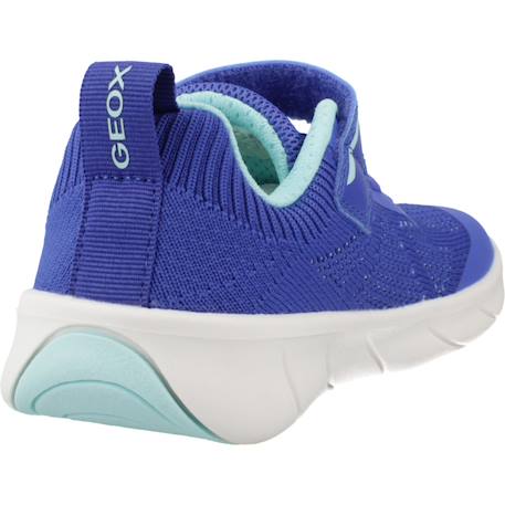 Baskets garçon souples à scratch j foot run Bleu+Vert 3 - vertbaudet enfant 