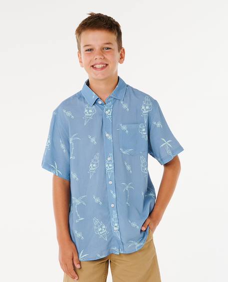 Garçon-Chemise-Chemise eternal shred manches courtes garçon