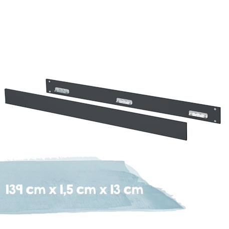 Kit de transformation du lit bébé en lit junior Anthracite+Blanc+Gris clair 3 - vertbaudet enfant 