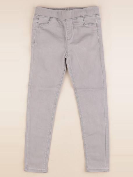 Jegging - 10 ans Gris 1 - vertbaudet enfant 